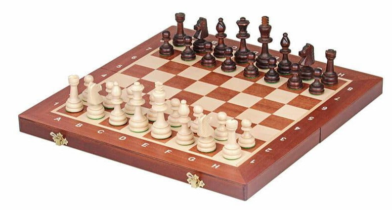 'Tournament' Chess Set <br>Crafted in Mahogany