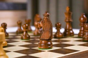 Eminence Chess Set <br>Crafted in Walnut and Maple