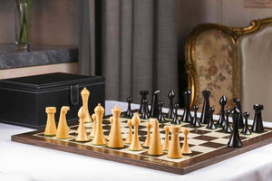 Minimalist Chess Set <br>Crafted in Ebony