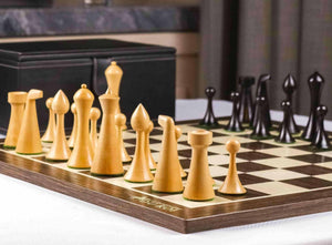 Minimalist Chess Set <br>Crafted in Ebony