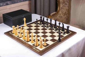 Minimalist Chess Set <br>Crafted in Ebony