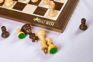 Distinction Chess Set <br>Crafted in Maple and Walnut