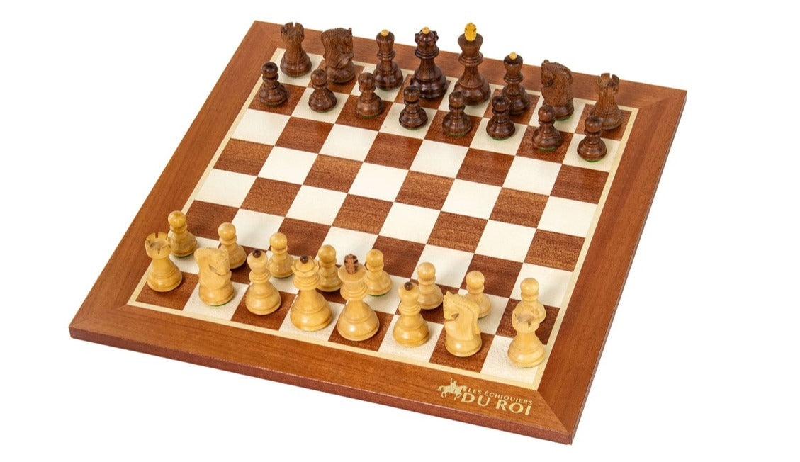 'Splendid' Chess Set <br>in Mahogany Wood