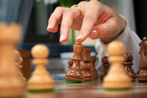 Splendid Chess Set <br>in Mahogany Wood