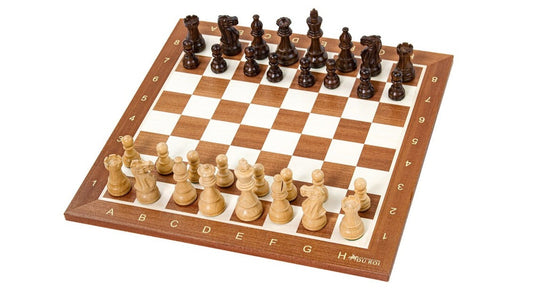 Épopée Chess Set <br>in Mahogany Wood