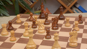 American Chess Set <br>Crafted in Walnut and Maple