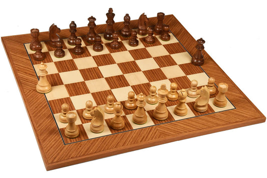 Modern Art Chess Set <br>Crafted in Teak Wood