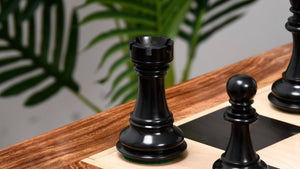 Grand Chess Set <br>Crafted in Ebony