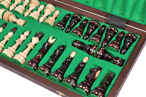 Antique Chess Set <br>Crafted in Maple and Hornbeam