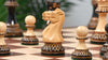 'Bourgeois' Chess Set <br>Crafted in Burnt Boxwood