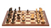 'Bourgeois' Chess Set <br>Crafted in Burnt Boxwood