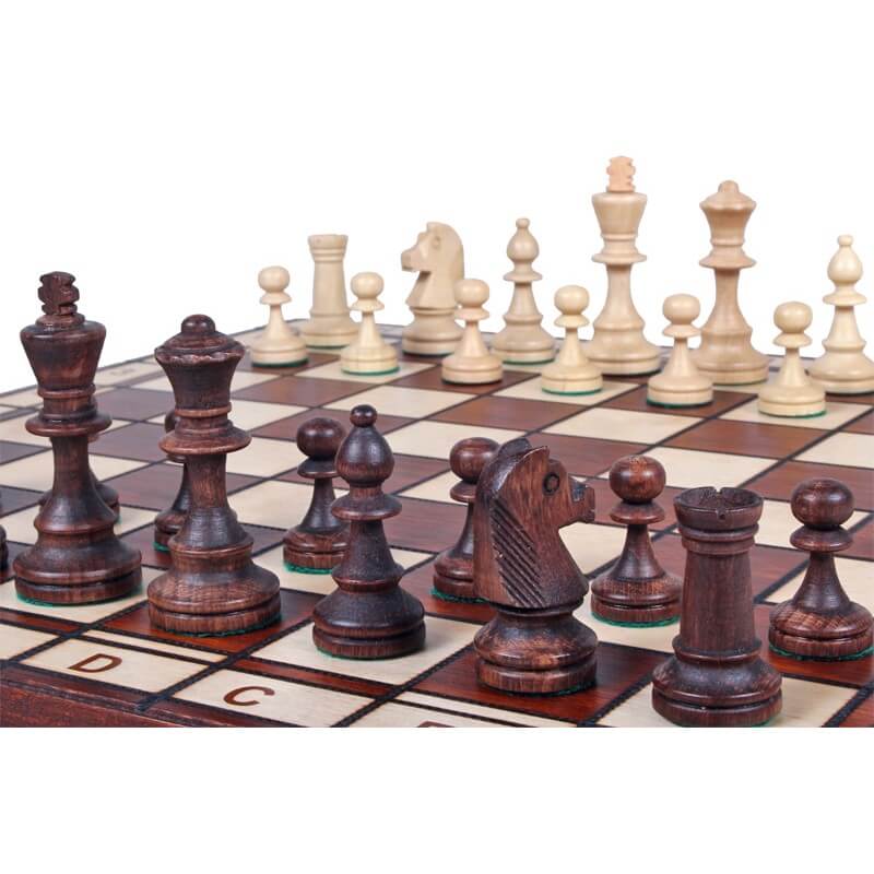 'Charlemagne' Chess Set <br>Crafted in Hornbeam and Maple