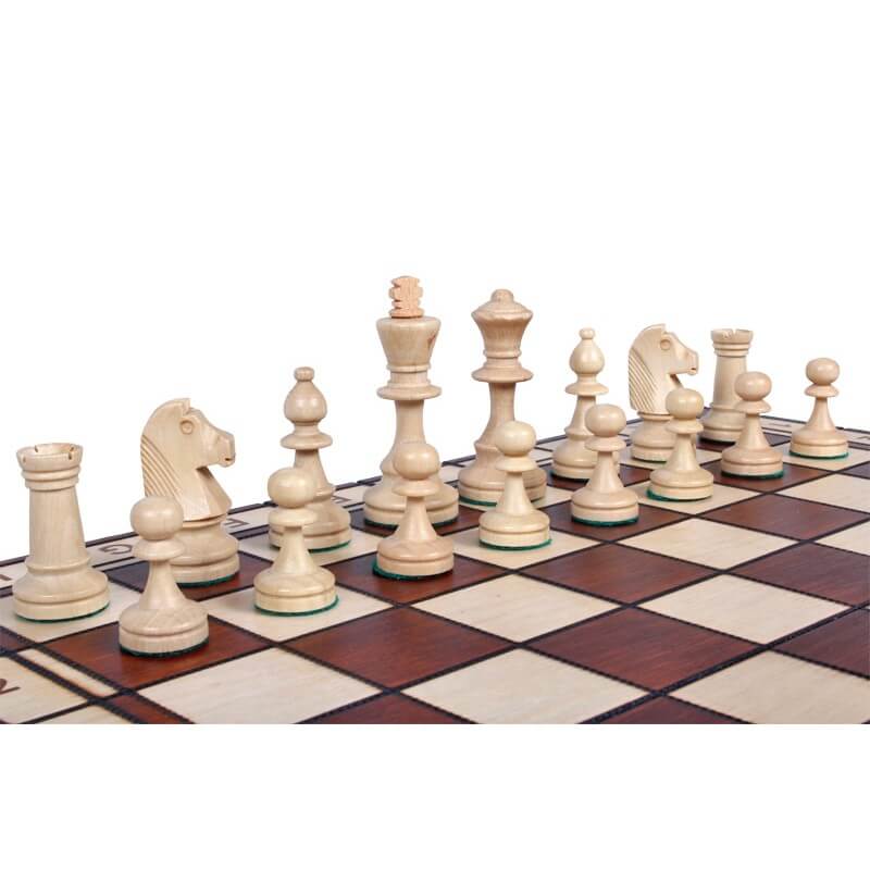 'Charlemagne' Chess Set <br>Crafted in Hornbeam and Maple