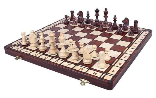 Charlemagne Chess Set <br>Crafted in Hornbeam and Maple