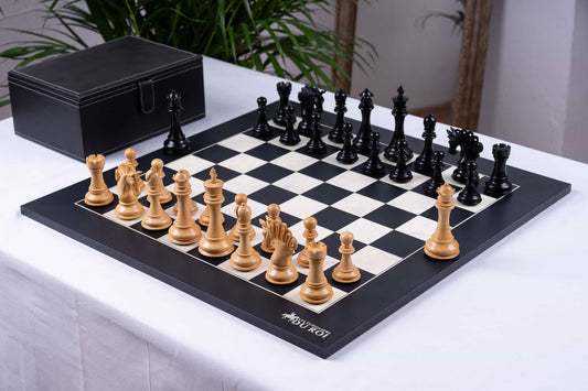 'Lafayette' Chess Set <br>Crafted in Maple Wood