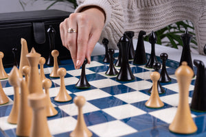 Modern Art Chess Set <br>Crafted in Ashwood