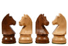 Regal Chess Pieces Crafted in <br>Exquisite Acacia and Boxwood