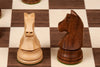 Regal Chess Pieces Crafted in <br>Exquisite Acacia and Boxwood