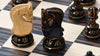 'Ornate' Chess Pieces <br>Crafted in Burnt Boxwood