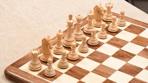Figury szachowe Sovereign <br>Wykonane z akacji i bukszpanu