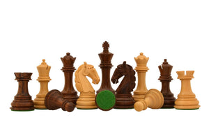 Figury szachowe Sovereign <br>Wykonane z akacji i bukszpanu