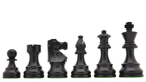 Figury szachowe Nobility wykonane <br>z hebanu i naturalnego bukszpanu