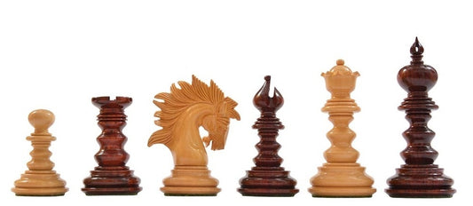 Excellence Chess Pieces <br>Crafted in Bud Rosewood