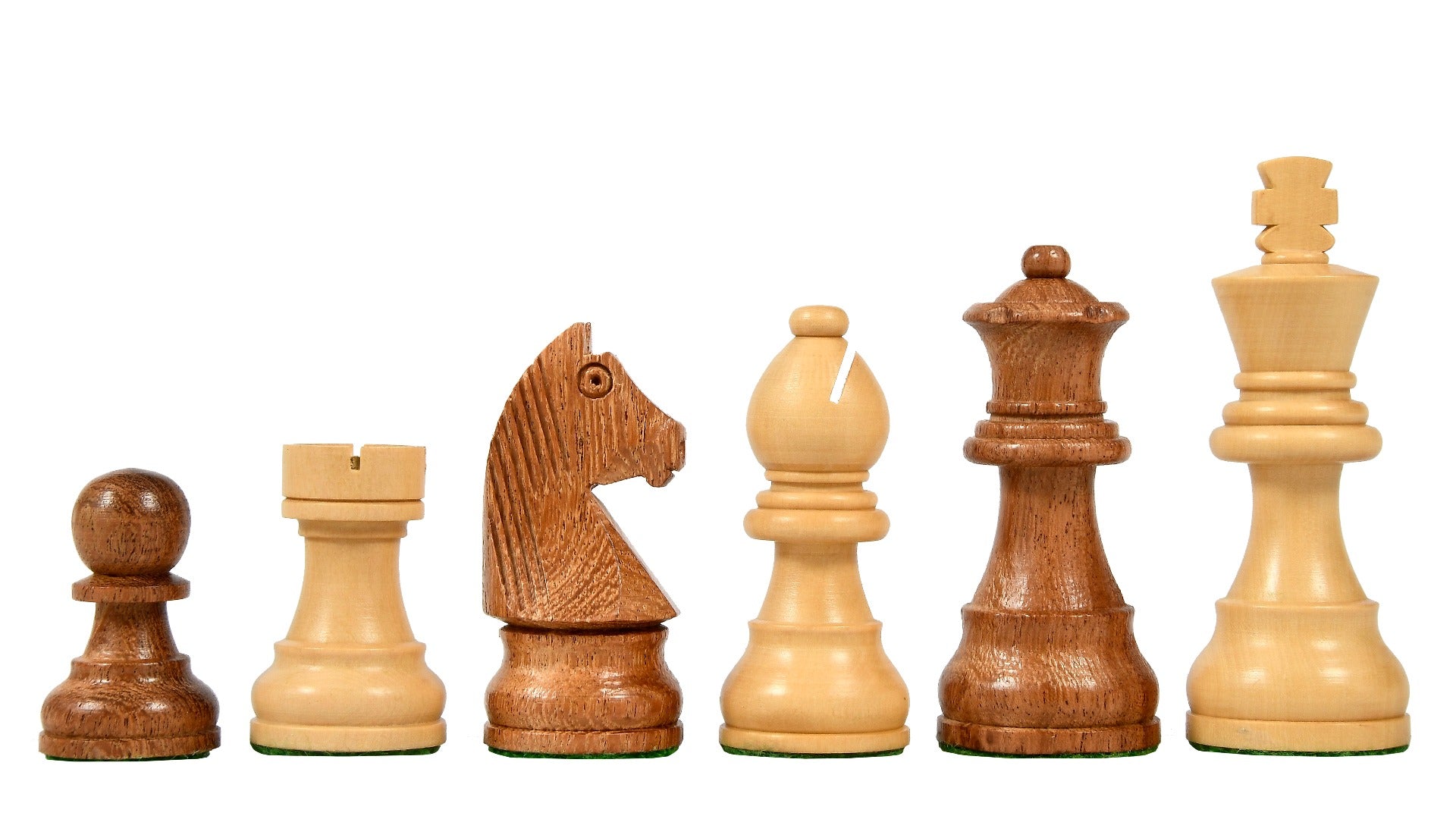 'Amber' Chess Set <br>Crafted in Mahogany Wood