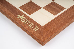 Handmade 44x44 cm Mahogany Chessboard — Product view 3