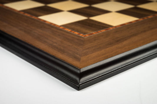 Superior Chessboard <br>Handmade in Walnut and Maple