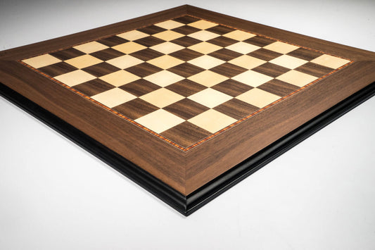 Superior Chessboard <br>Handmade in Walnut and Maple
