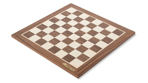 High-end 17 Inches Chess Board Crafted in Walnut Wood — Product view 1