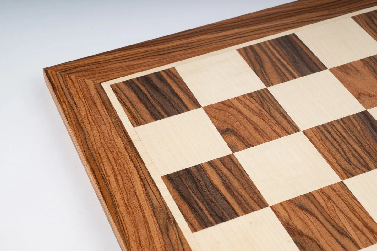 Elegant Rosewood and Maple Chessboard — Product view 3