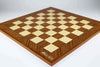 Teak and Sycamore Chessboard <br>Handmade in Europe