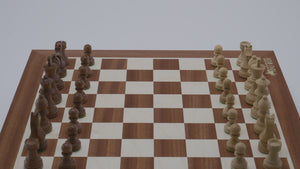 Amber Chess Set  Crafted in Mahogany Wood — Product video